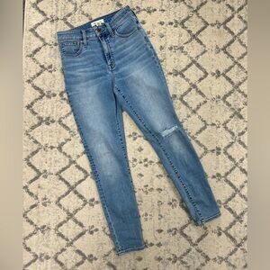 Madewell Curvy Roadtripper Authentic Skinny Blue Jeans Women’s size 27​
